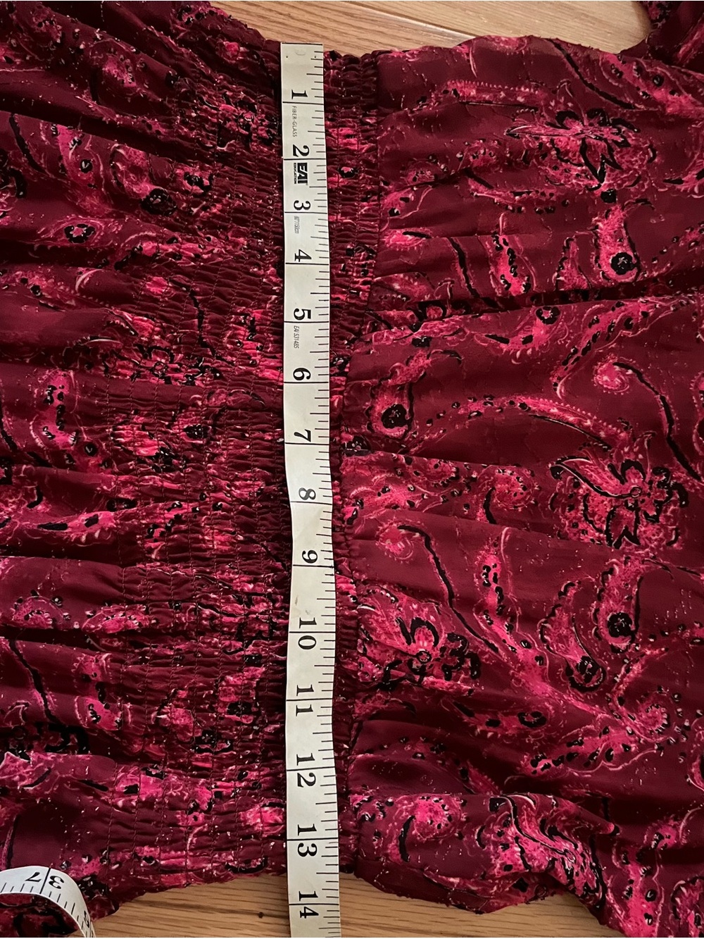 Taylor Pink Paisley Print Wide Leg Jumpsuit 10 Flowy Romantic Cottagecore Summer - Picture 7 of 12